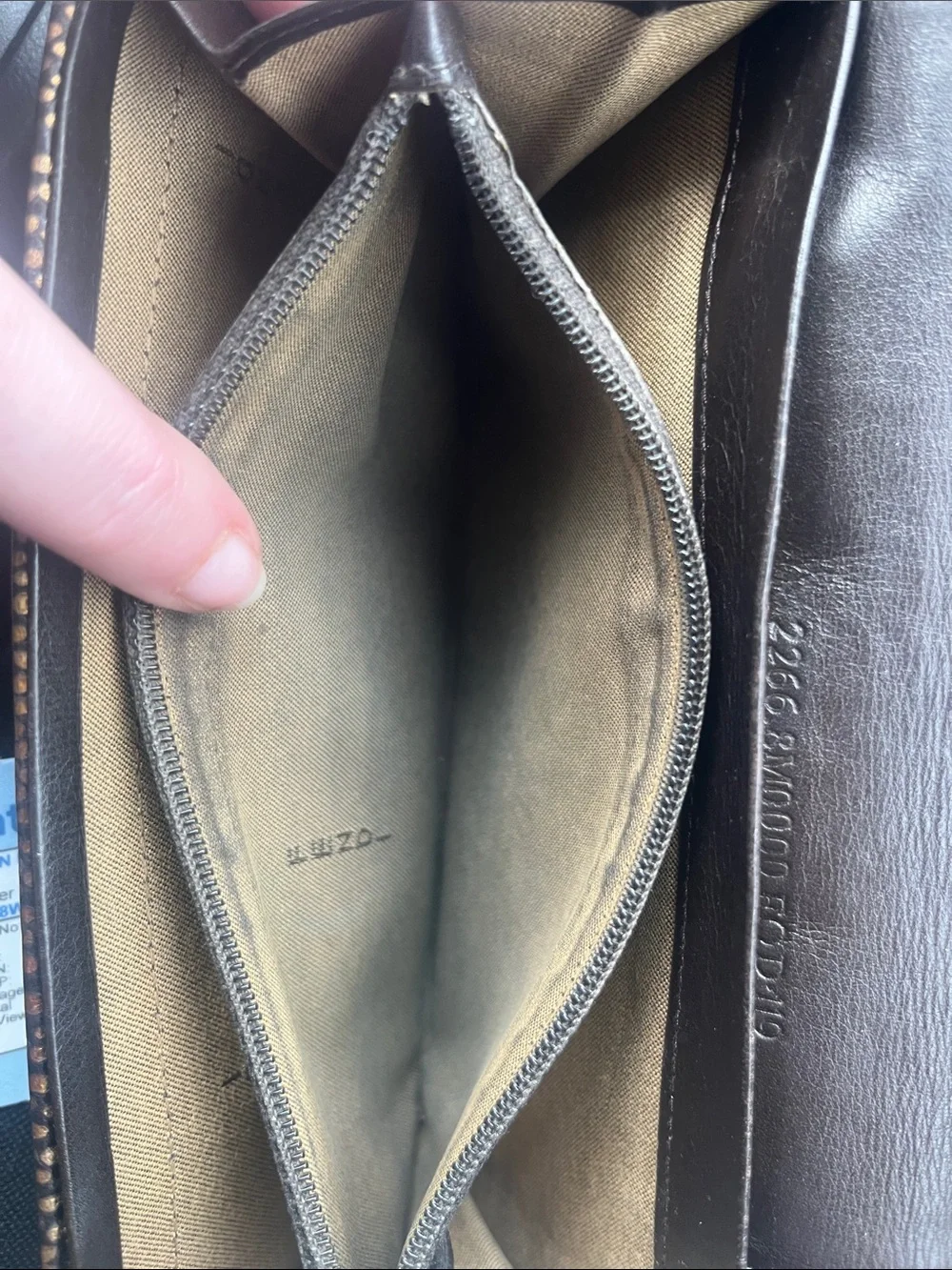 AUTHENTIC Fendi Brown and Gold FF Monogram Continental Wallet